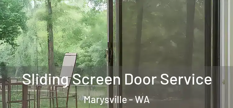 Sliding Screen Door Service Marysville - WA